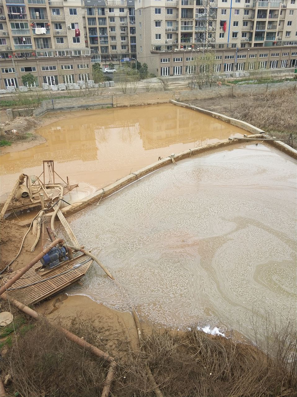 上林沉淀池淤泥清理-厂区废水池淤泥清淤